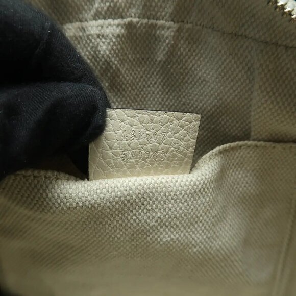 GUCCI Soho Navy Leather Shoulder Bag 610-040425 - Picture 10 of 12